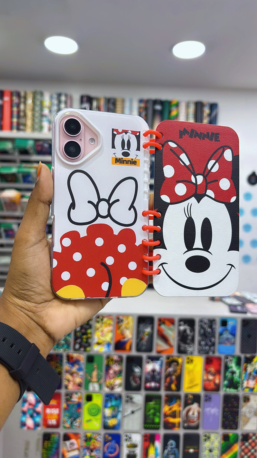 Fancy Cartoon Book iPhone Case Minnie