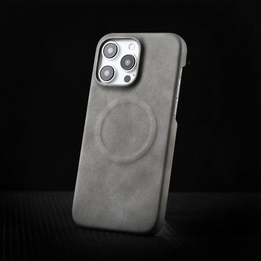 Legacy Classic Leather Soft Touch Case - iPhone Grey