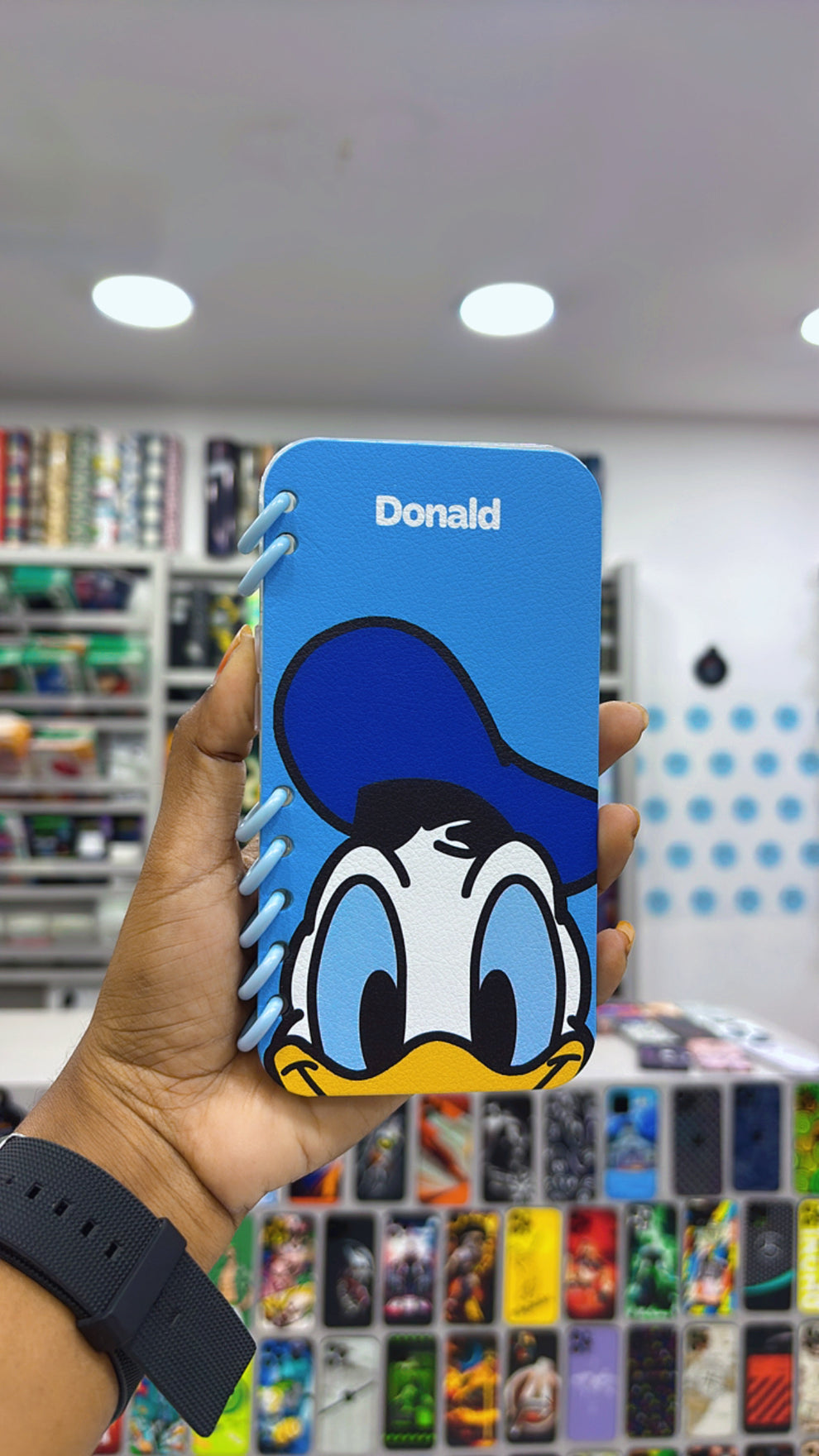 Fancy Cartoon Book iPhone Case Donald