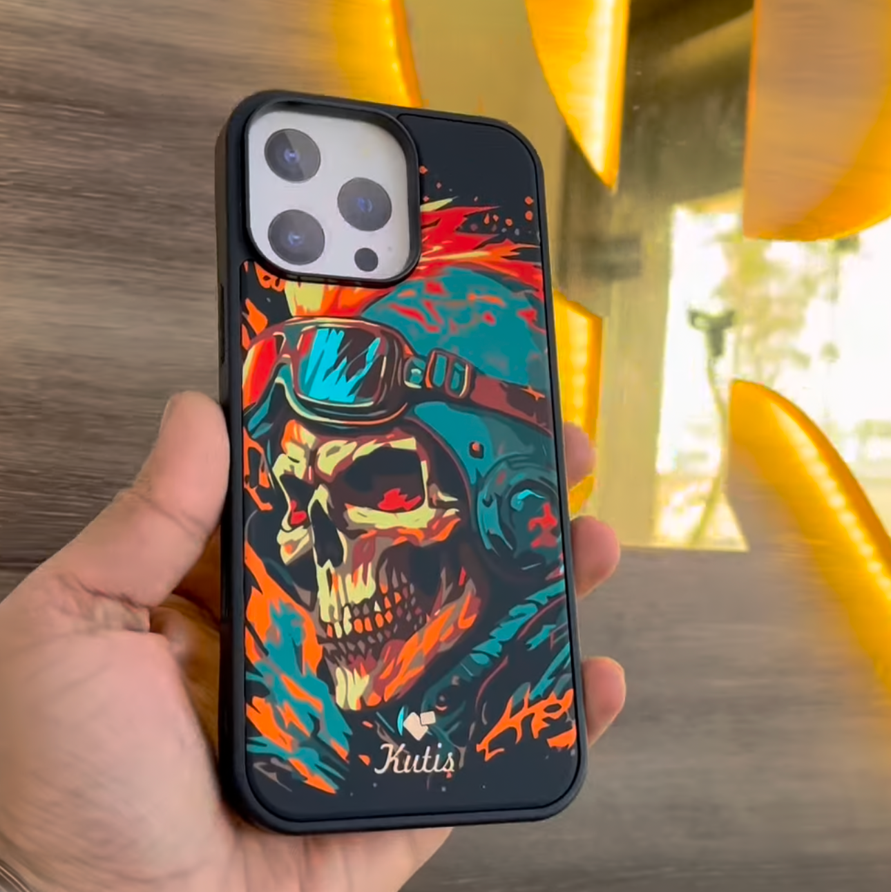 PREMIUM SKULL ARMY PHONE CASE