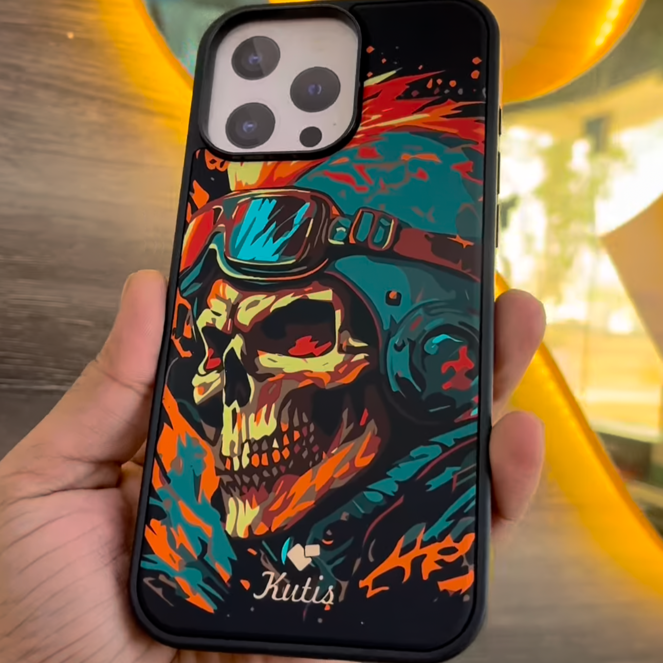 PREMIUM SKULL ARMY PHONE CASE