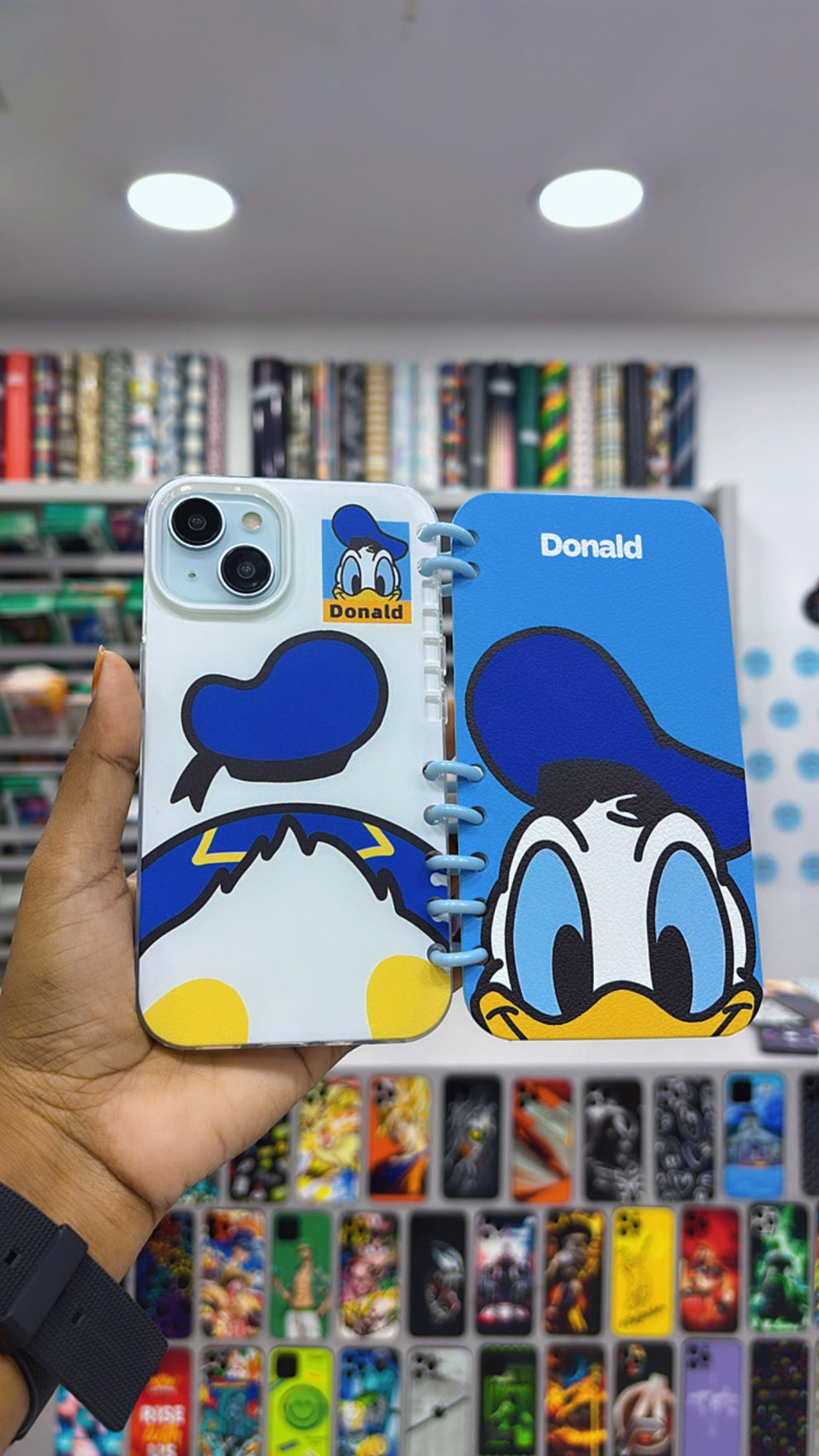 Fancy Cartoon Book iPhone Case Donald