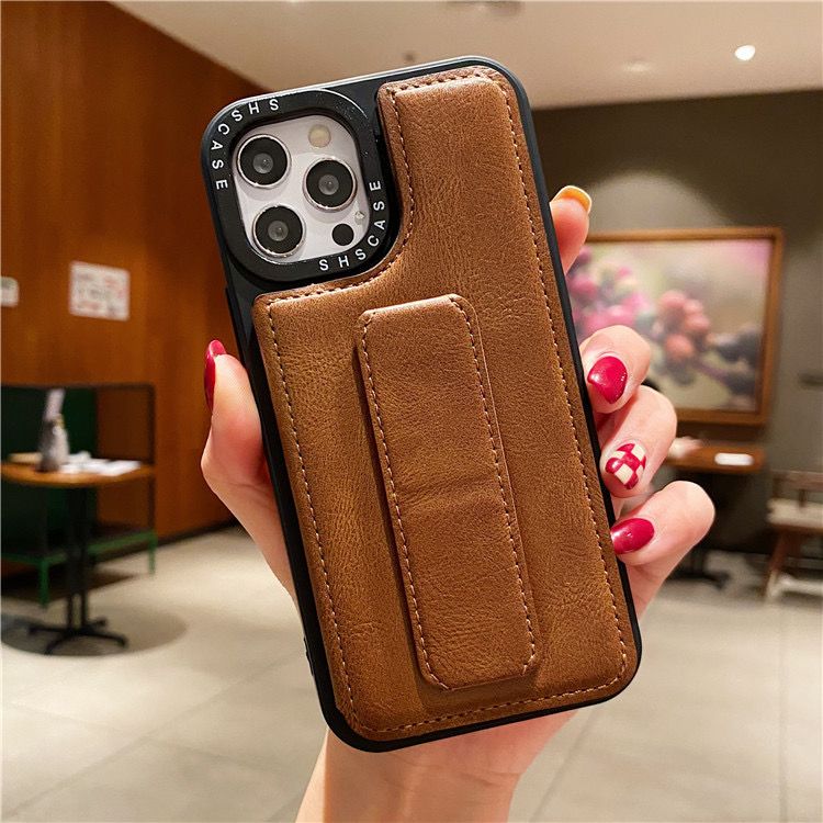 Premium Wallet Case For Apple Brown