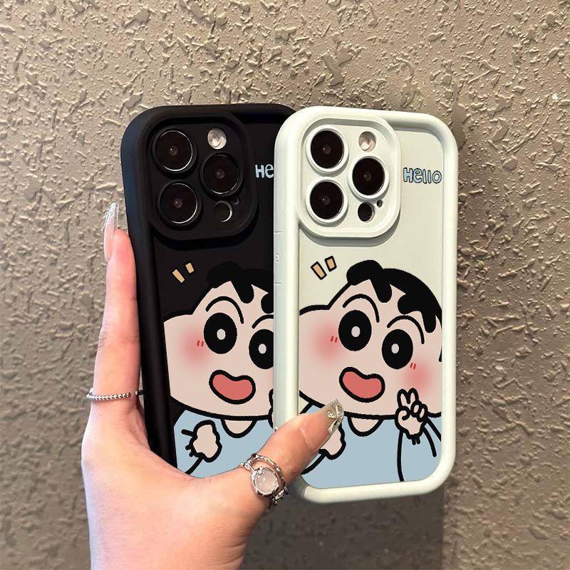 Cartoon Charm Case For Apple IPhone Series White